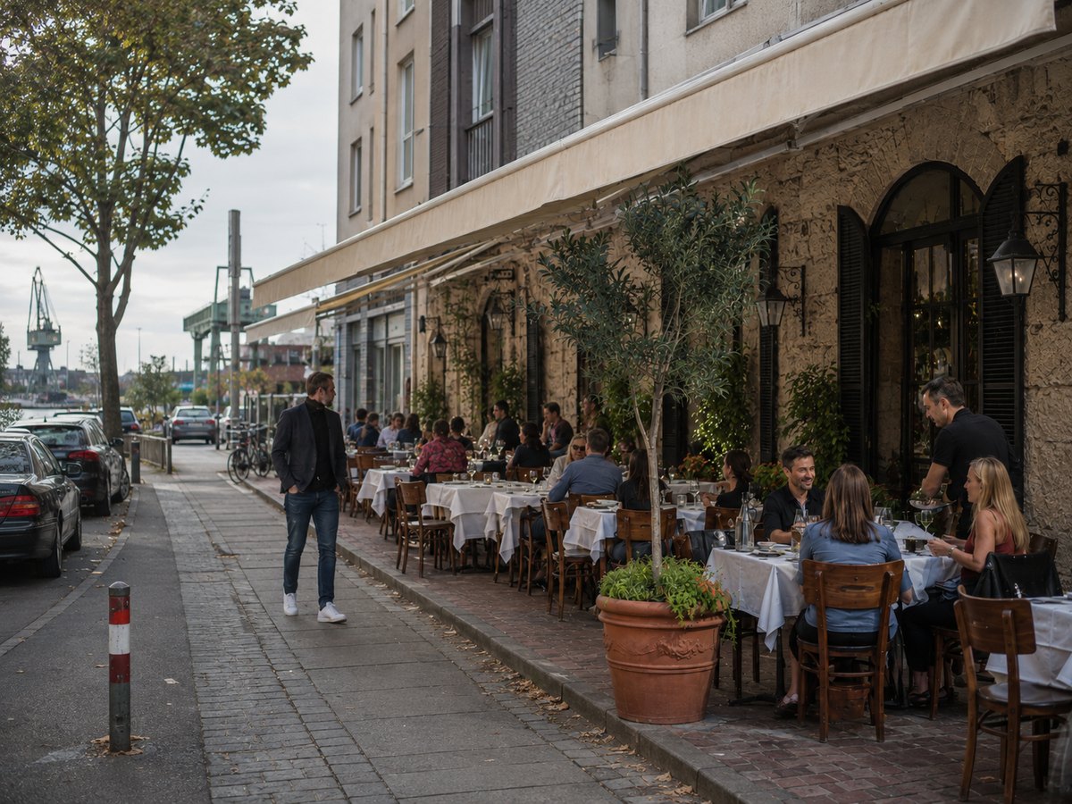 Gastronomie am Hafen — der Anfang 1999